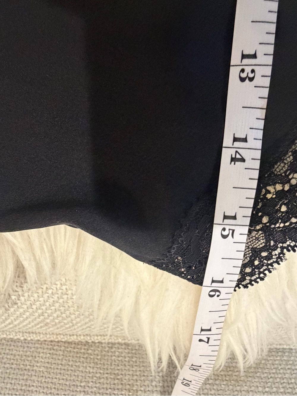 VANNINA VESPERINI Black Silk Lace-Trim Slip Chemise - Timeless Luxury S/M - Picture 6 of 8